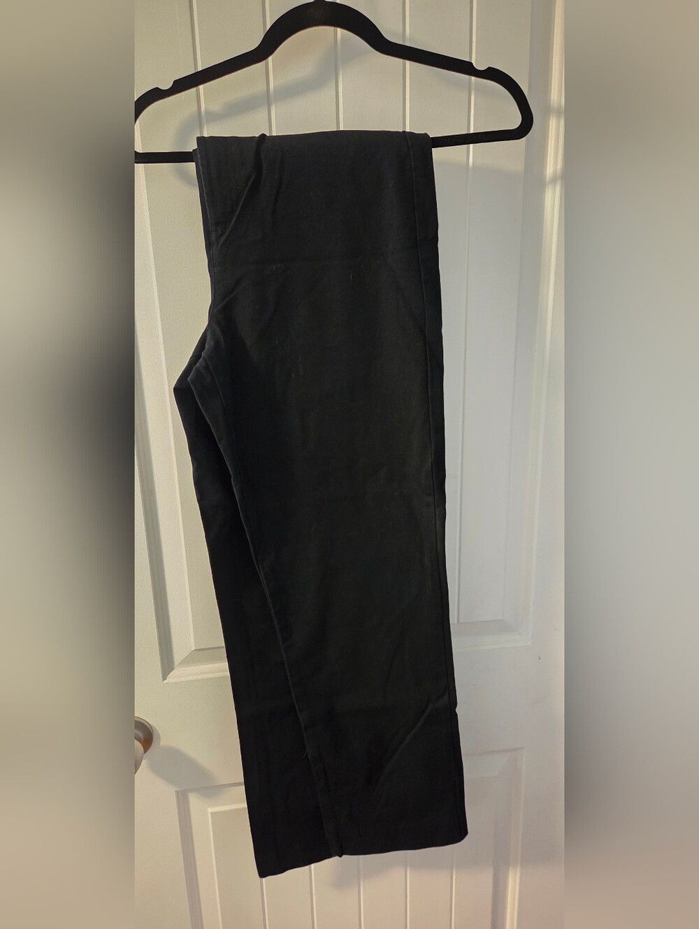 Old Navy Black Women's Pull-On Dress Pants with Hook Detail